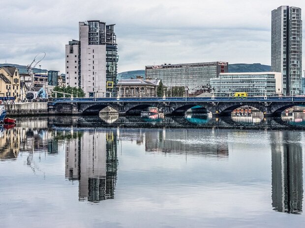 RIVER LAGAN WATERFRONT I like this area of Belfast