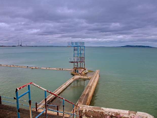 BLACKROCK BATHS 2008 The Blackrock Baths, located on the coast of Dublin, were once a popular spot for swimming and diving.