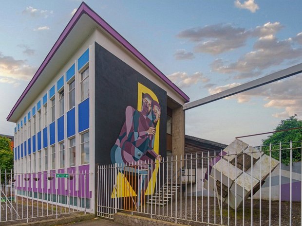 SLEEPING PATTERNS MURALS 2017 Sleeping Patterns murals by the Church of Best Ever. This particular mural no longer exists but the second one of the...