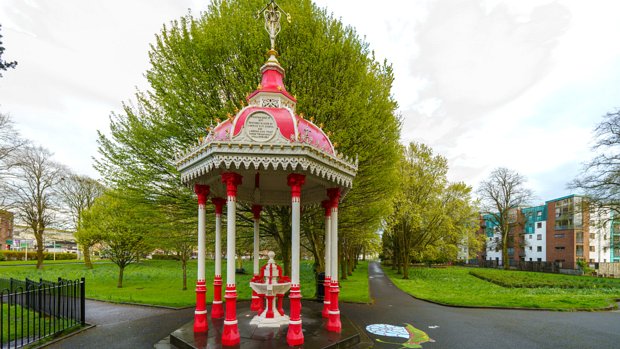 RUSSELL MEMORIAL FOUNTAIN Both Limerick and Belfast boast ornate Victorian fountains that have become cherished landmarks, each with a unique...