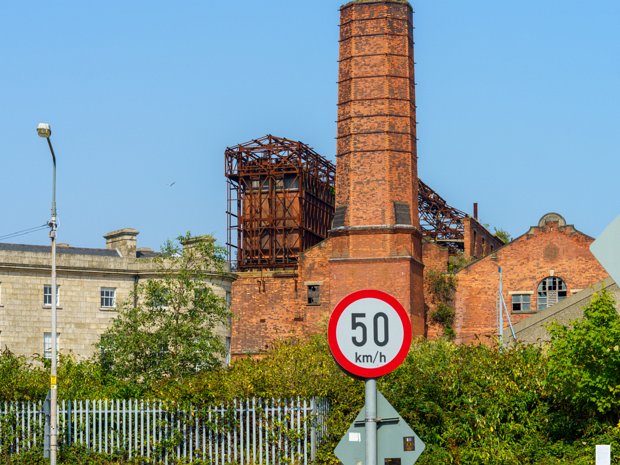 PIGEON HOUSE POWER STATION The vast ruin of the former Pigeon House power station is the one of the most striking industrial architecture complexes...